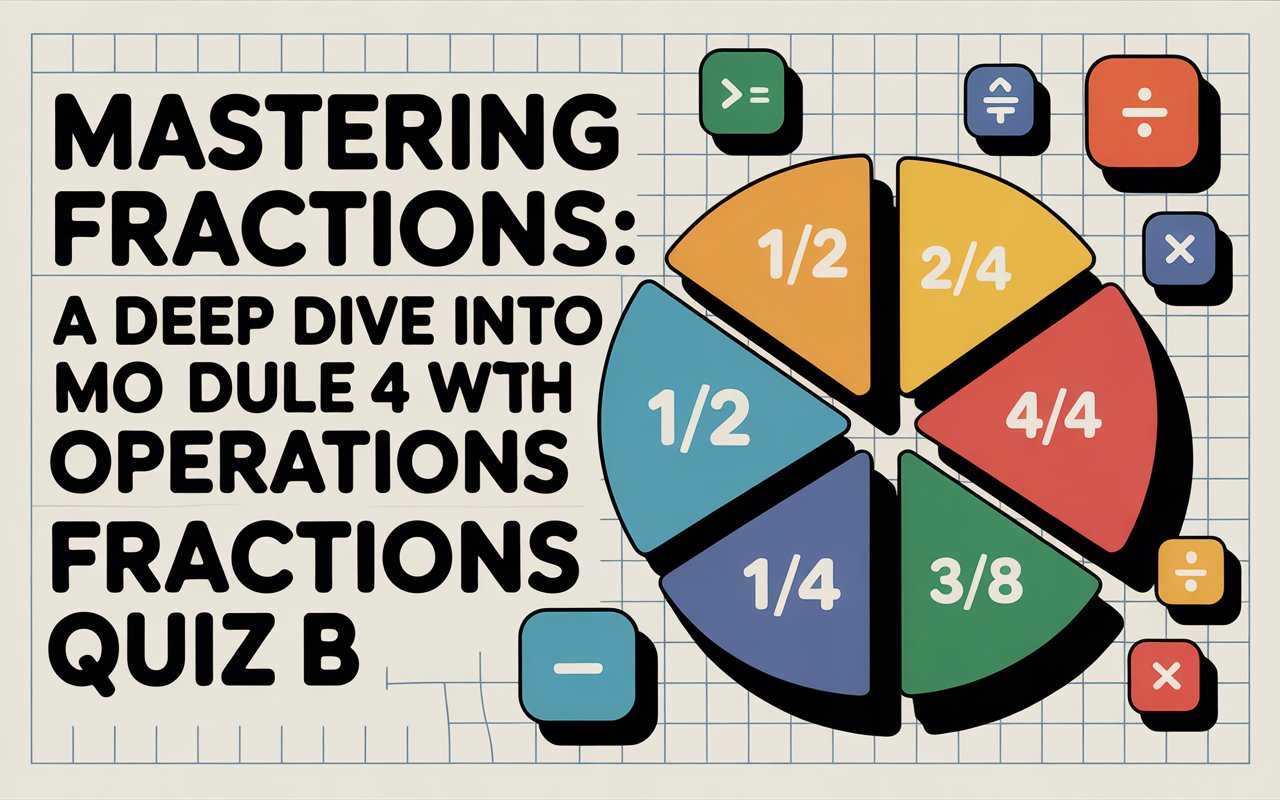 module 4 operations with fractions module quiz b answers