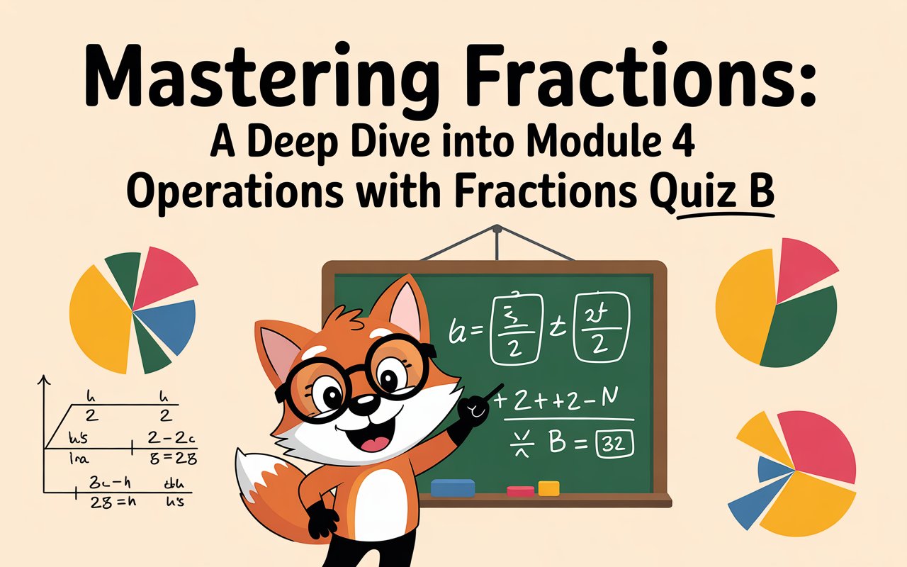 module 4 operations with fractions module quiz b answers